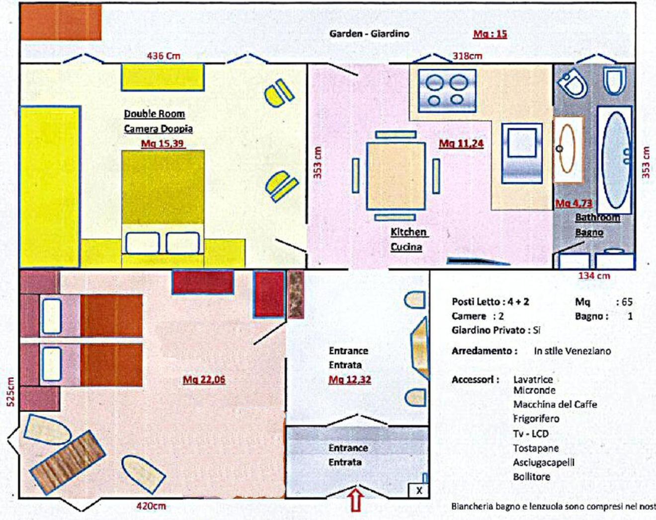 Apartamento Queen House Venecia